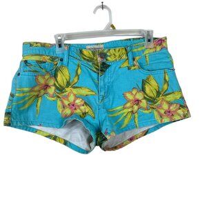 Denim & Supply Ralph Lauren Tropical Print Micro Shorts Size 31